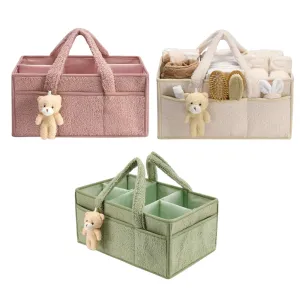ANYMOM Mommy Diaper Bag Rectangular Plain Basket Storage Stackers And Caddies Storage Organizer