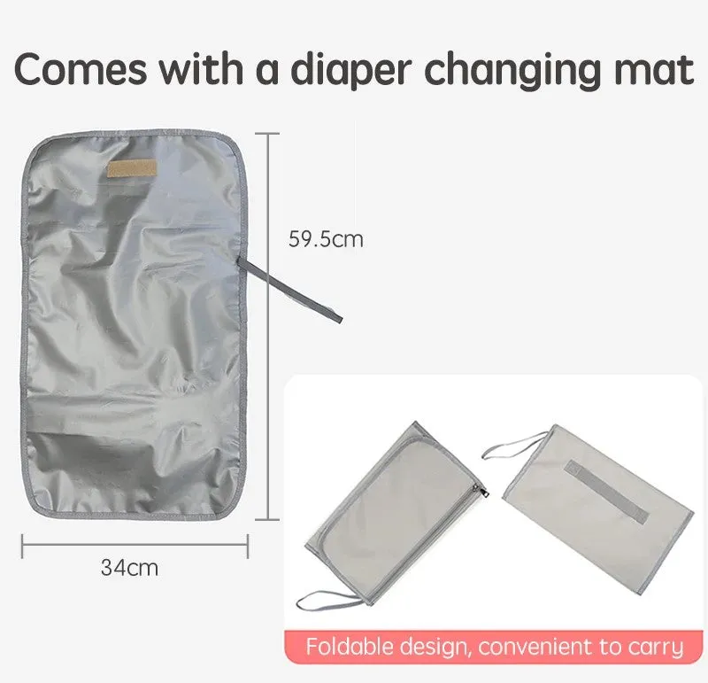 ANYMOM Mommy Diaper Bag With Changing Pad Maternity Backpack