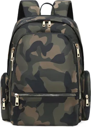 AO ALI VICTORY Backpack for Women Men Travel Laptop 15.6 Inch Computer Backpacks Anti Theft Carry on Bag College Bookbag Large Back Pack for Work Business Traveling Commuter Casual Daypack,Camo Green