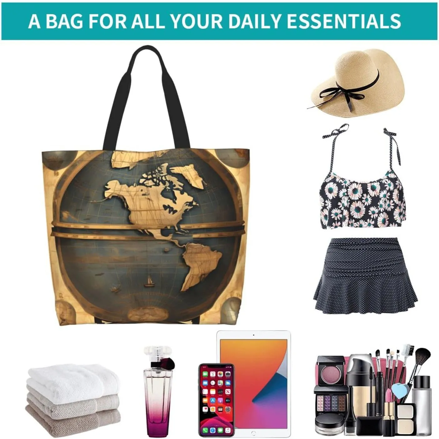 Army Digital Camouflage Print Shoulder Bag For Women Shopping Bags Tote Bag Large Storage Handbag Grocery Bags