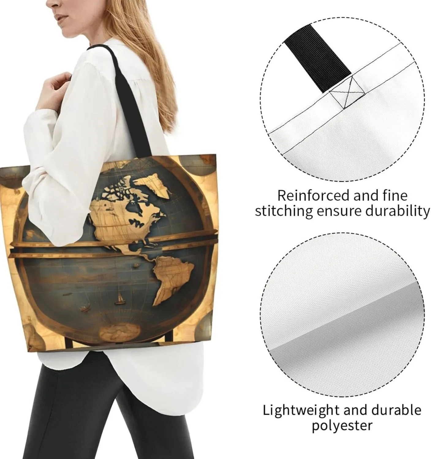 Army Digital Camouflage Print Shoulder Bag For Women Shopping Bags Tote Bag Large Storage Handbag Grocery Bags