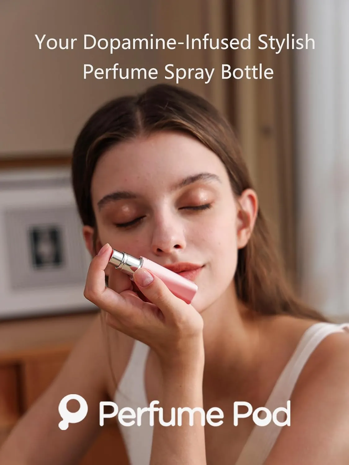 ATOM Refillable Perfume Atomizer (ATOM01, PINK)