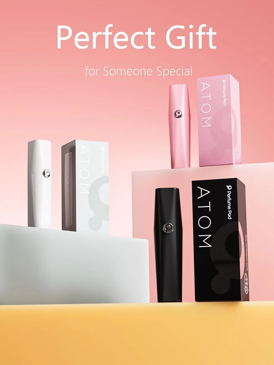 ATOM Refillable Perfume Atomizer (ATOM01, PINK)