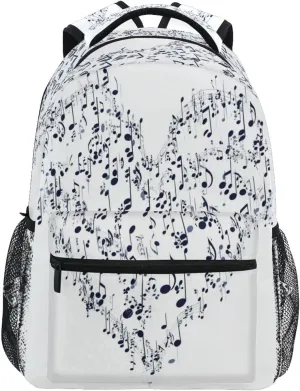 Backpacks for Women Men Waterproof Stylish Travel Bags with Chest Strap for Business Work College Travel Trip Electrocardiogram