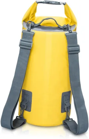 Bag Compression Waterproof PVC for Kayak Canoe Compact for Travel Yellow 15L