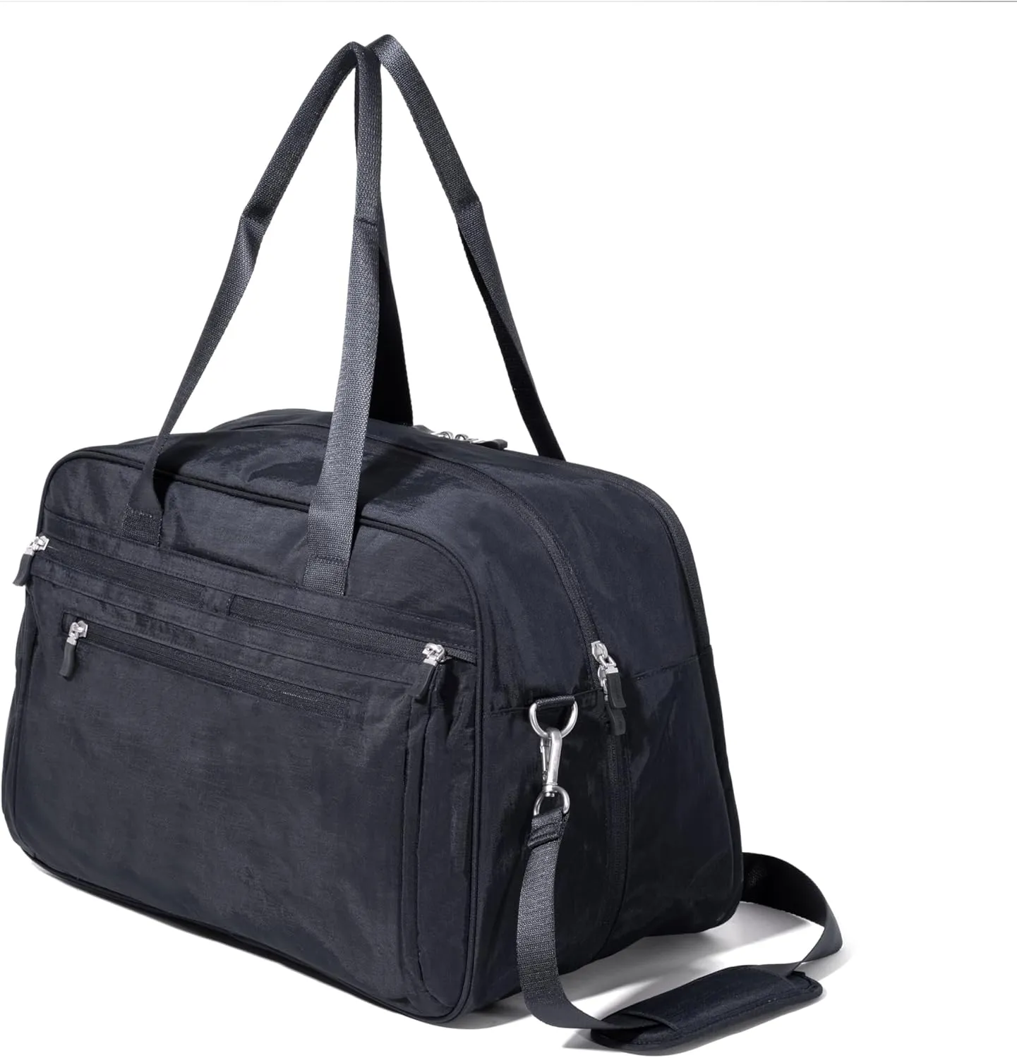 Baggallini Weekender Expandable Duffel - Lightweight 11x17 Inch Overnight Travel Bag