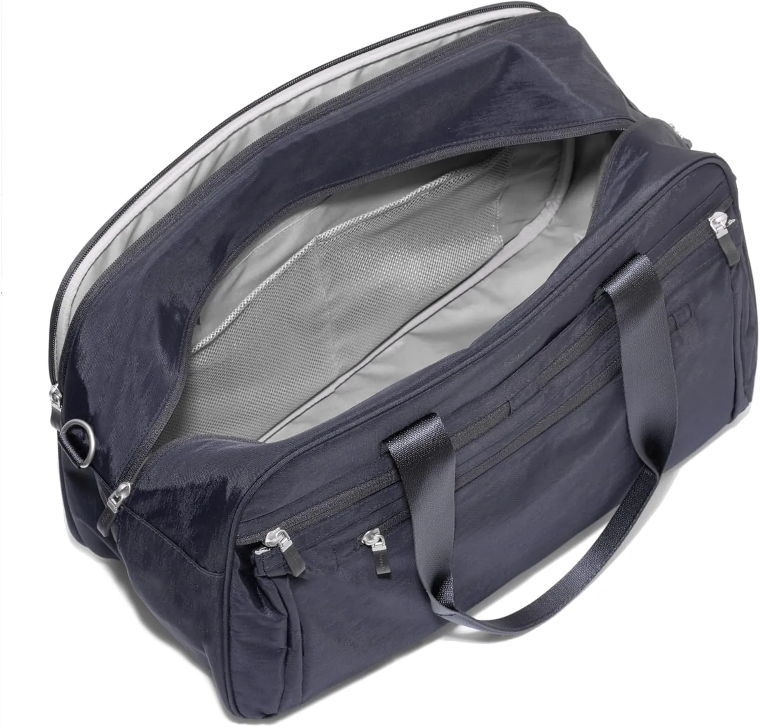 Baggallini Weekender Expandable Duffel - Lightweight 11x17 Inch Overnight Travel Bag