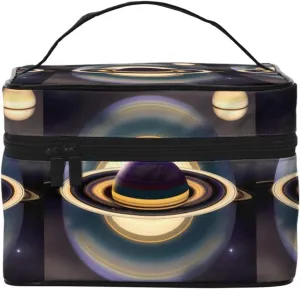 Beautiful Saturn Stylish And Practical An Indispensable Travel Cosmetic Bag With Extra Large Capacity Compartments And Zipper Closure Water Proof