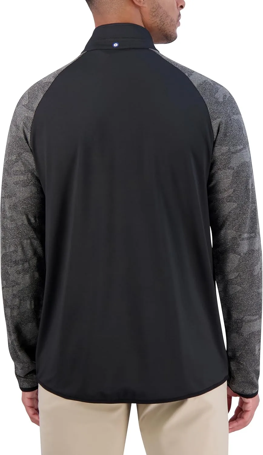 Ben Sherman Men's Quarter Zip Pullover Sweater – Lightweight, Stylish, Soft Knit for Casual, Work, Golf & Everyday Wear