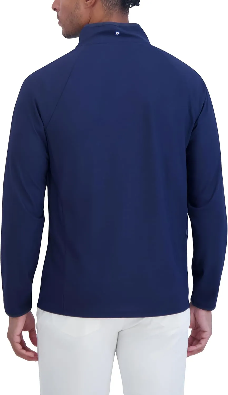 Ben Sherman Men's Quarter Zip Pullover Sweater – Lightweight, Stylish, Soft Knit for Casual, Work, Golf & Everyday Wear