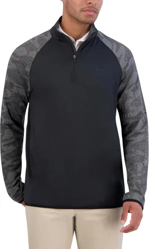 Ben Sherman Men's Quarter Zip Pullover Sweater – Lightweight, Stylish, Soft Knit for Casual, Work, Golf & Everyday Wear