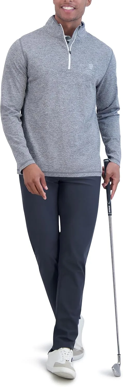 Ben Sherman Men's Quarter Zip Pullover Sweater – Lightweight, Stylish, Soft Knit for Casual, Work, Golf & Everyday Wear
