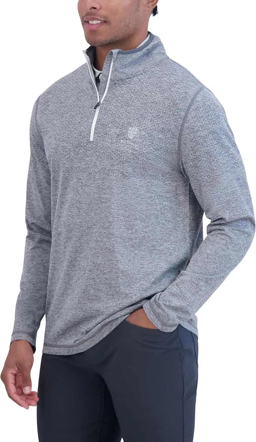 Ben Sherman Men's Quarter Zip Pullover Sweater – Lightweight, Stylish, Soft Knit for Casual, Work, Golf & Everyday Wear
