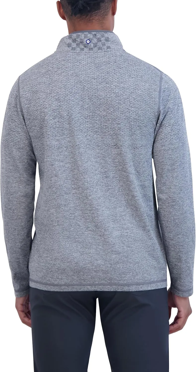 Ben Sherman Men's Quarter Zip Pullover Sweater – Lightweight, Stylish, Soft Knit for Casual, Work, Golf & Everyday Wear