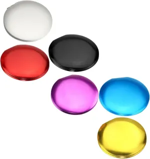 BESTYASH 6Pcs Portable Mini Handheld Mirror Travel Makeup Mirrors for Women Reflection Compact Design Colors Friends and Family