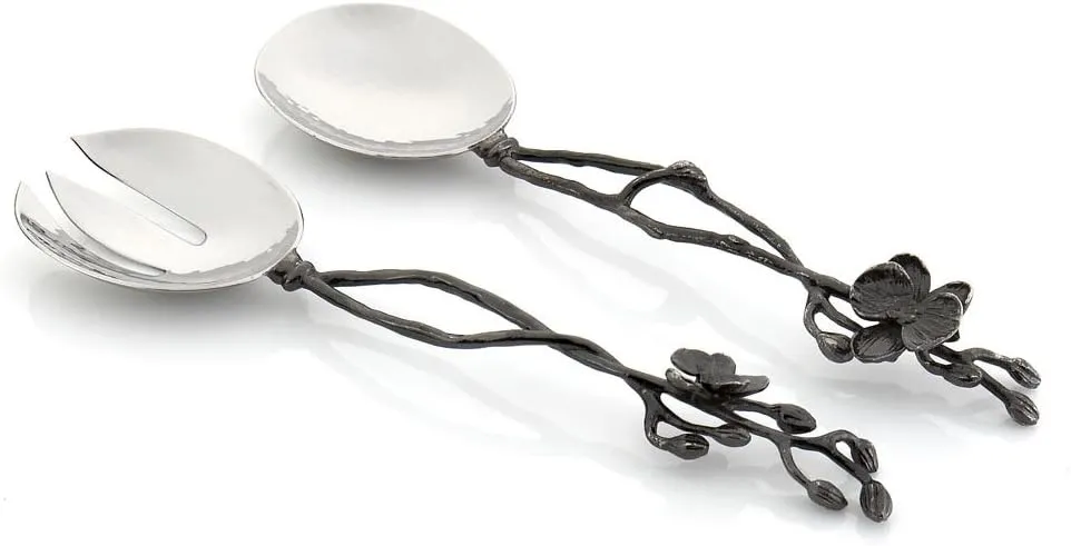 Black Orchid Serving Set