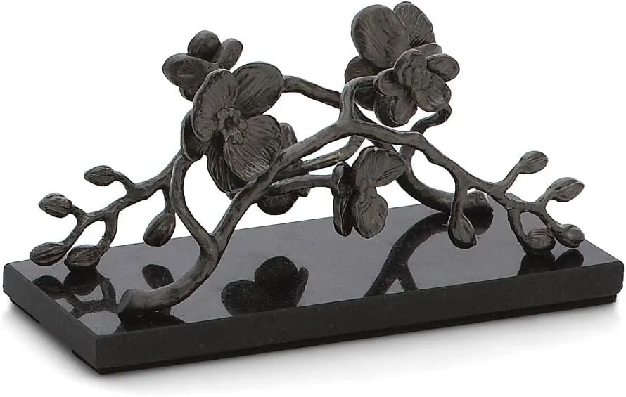 Black Orchid Vertical Napkin Holder