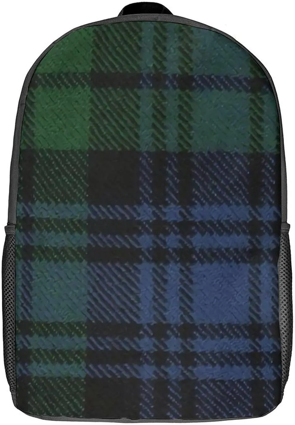 Black Watch Ancient Original Scottish Tartan Pattern Backpack Lightweight Waterproof Backpacks Laptop Backpack for Unisex Casual Travel Daypacks Large Capacity
