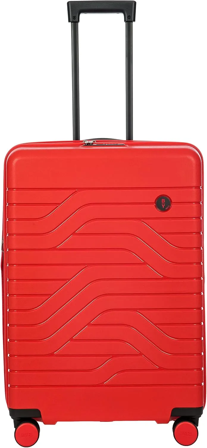 Bric's 30" Expandable Spinner Suitcase - Travel Luggage with TSA-Approved Lock and Hard Shell Exterior - B|Y Ulisse - Red