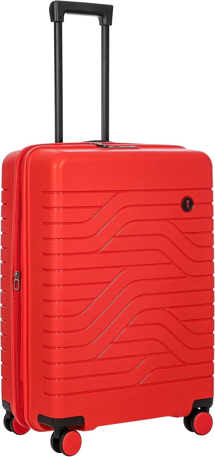 Bric's 30" Expandable Spinner Suitcase - Travel Luggage with TSA-Approved Lock and Hard Shell Exterior - B|Y Ulisse - Red