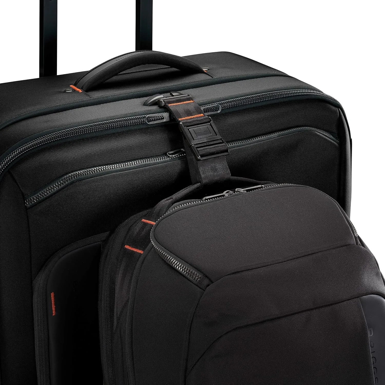 Briggs & Riley 29" Large Expandable Spinner - Checked Luggage for Travel, Suitcases with Wheels, Softside Rolling Bag for Men & Women, Self-Repairing Zipper - ZDX Collection, Black