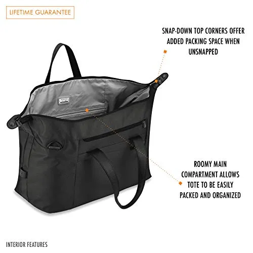 Briggs & Riley Baseline-Large Travel Satchel, Black, One Size