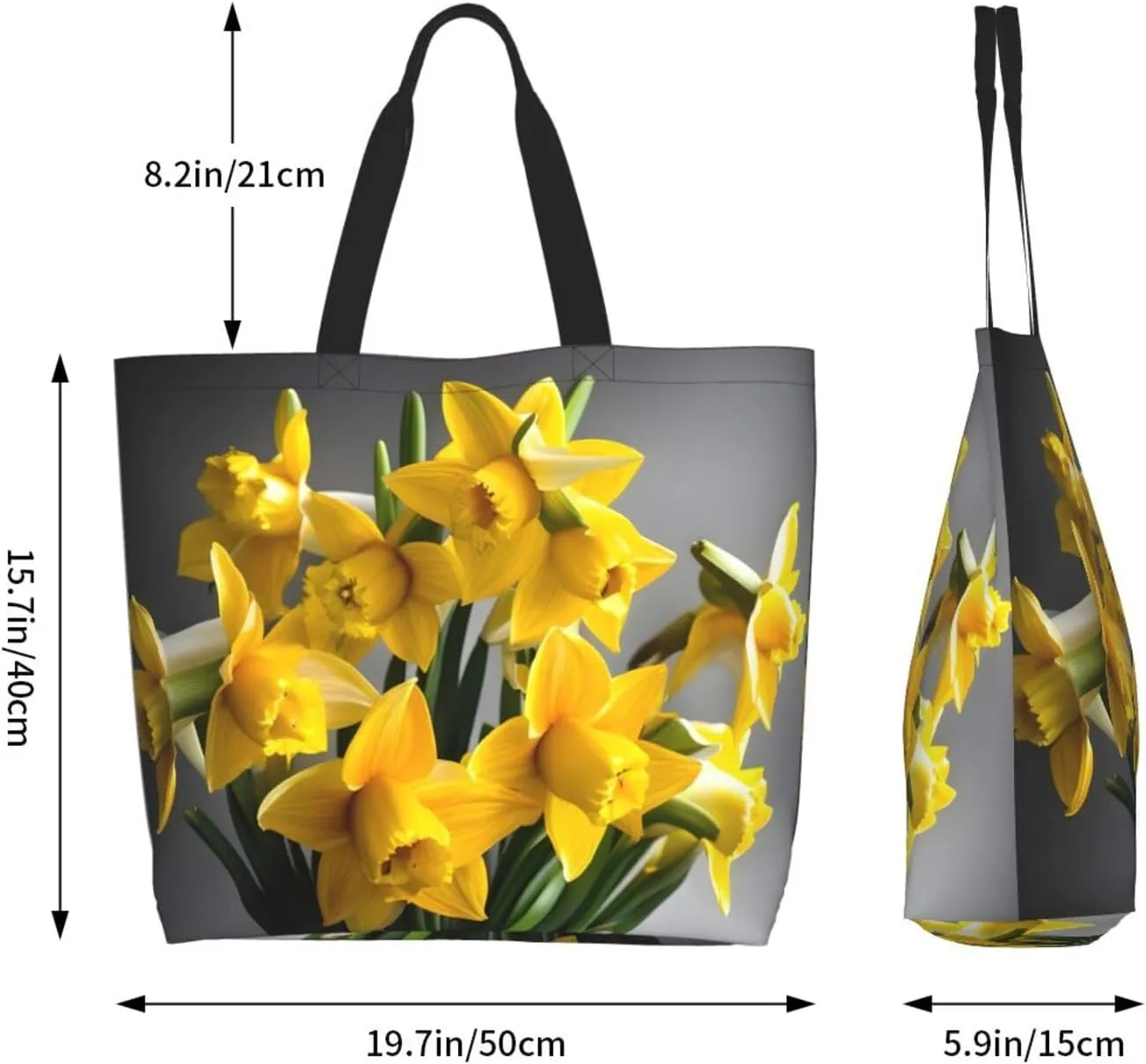 Bright Aqua Blue Turquoise Print Shoulder Bag For Women Shopping Bags Tote Bag Large Storage Handbag Grocery Bags