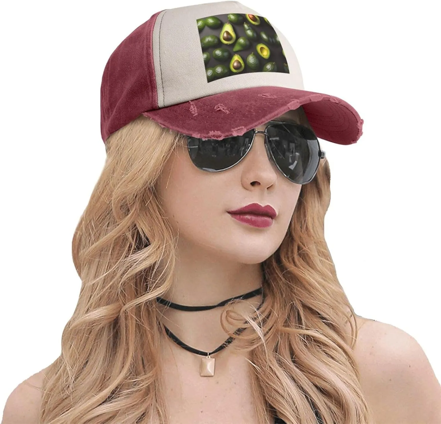 Bright Cabbage Unisex Adjustable and Breathable Sporty Denim Hat,Stylish Baseball Cap for Outdoor Activities