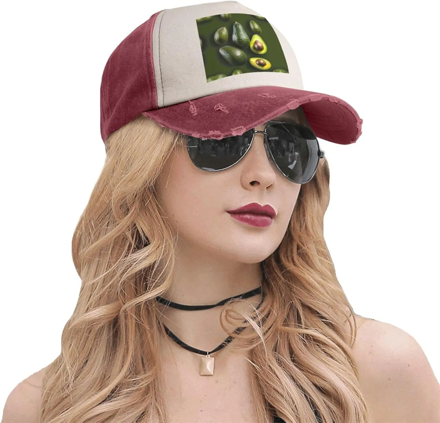 Bright Cabbage Unisex Adjustable and Breathable Sporty Denim Hat,Stylish Baseball Cap for Outdoor Activities