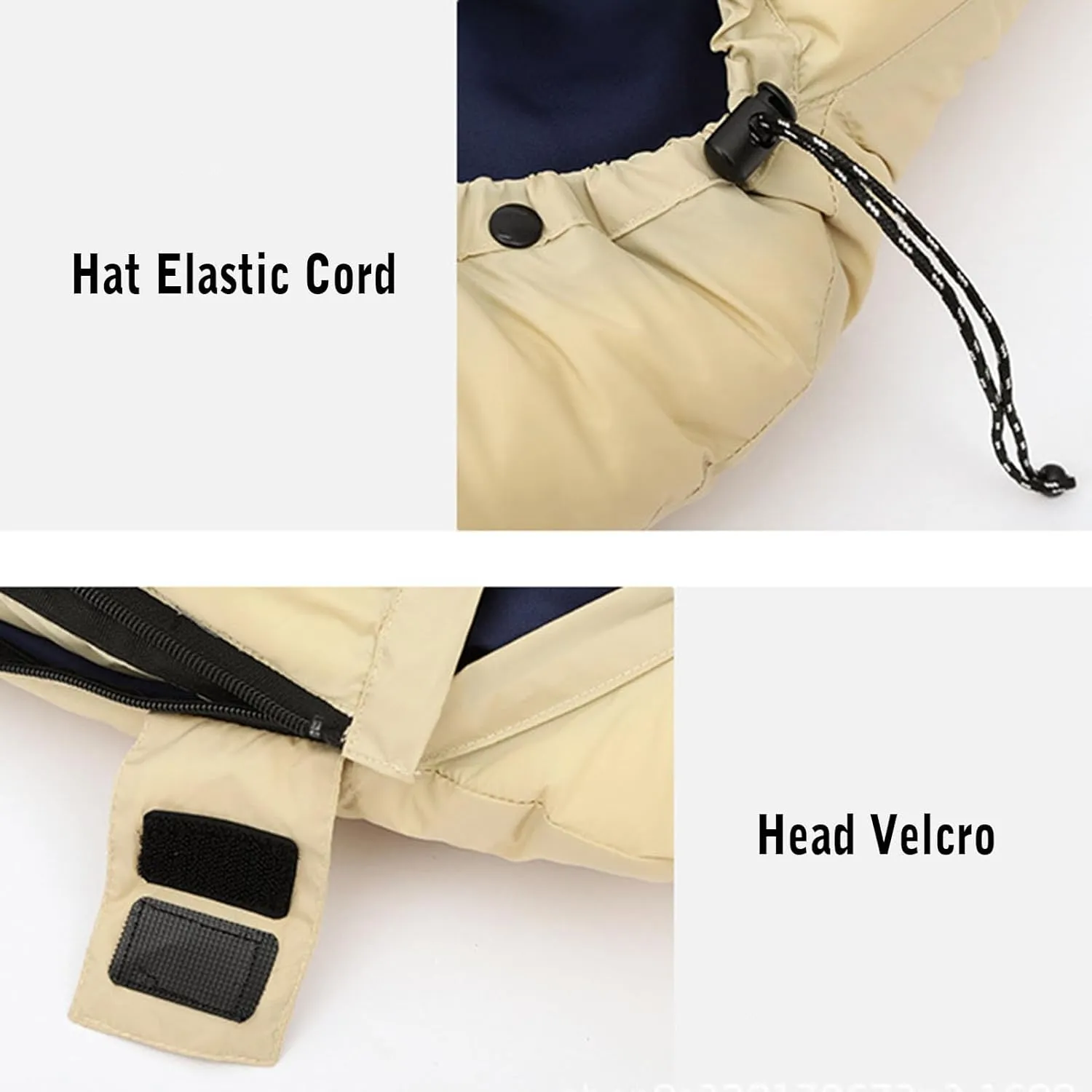 Camping Sleeping Bag, Lightweight Wearable Sleeping Bags with Arm Holes and Pillow Can Be Spliced for Two People, Waterproof and Warm,Suitable for Adults