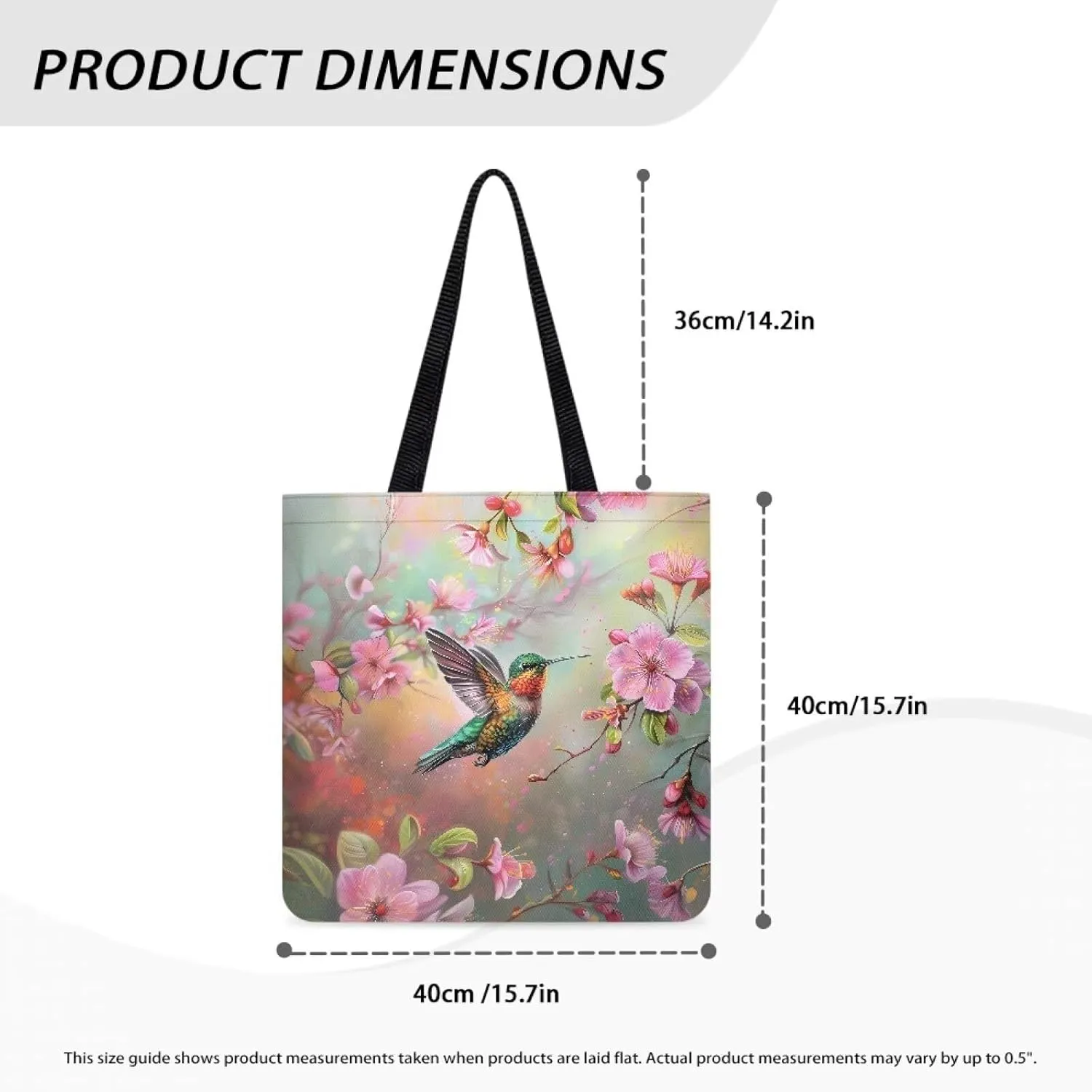 Canvas Tote Bag for Women Reusable Tote Shoulder Bag Fashionable Casual Handbags for Shopping Grocery Work