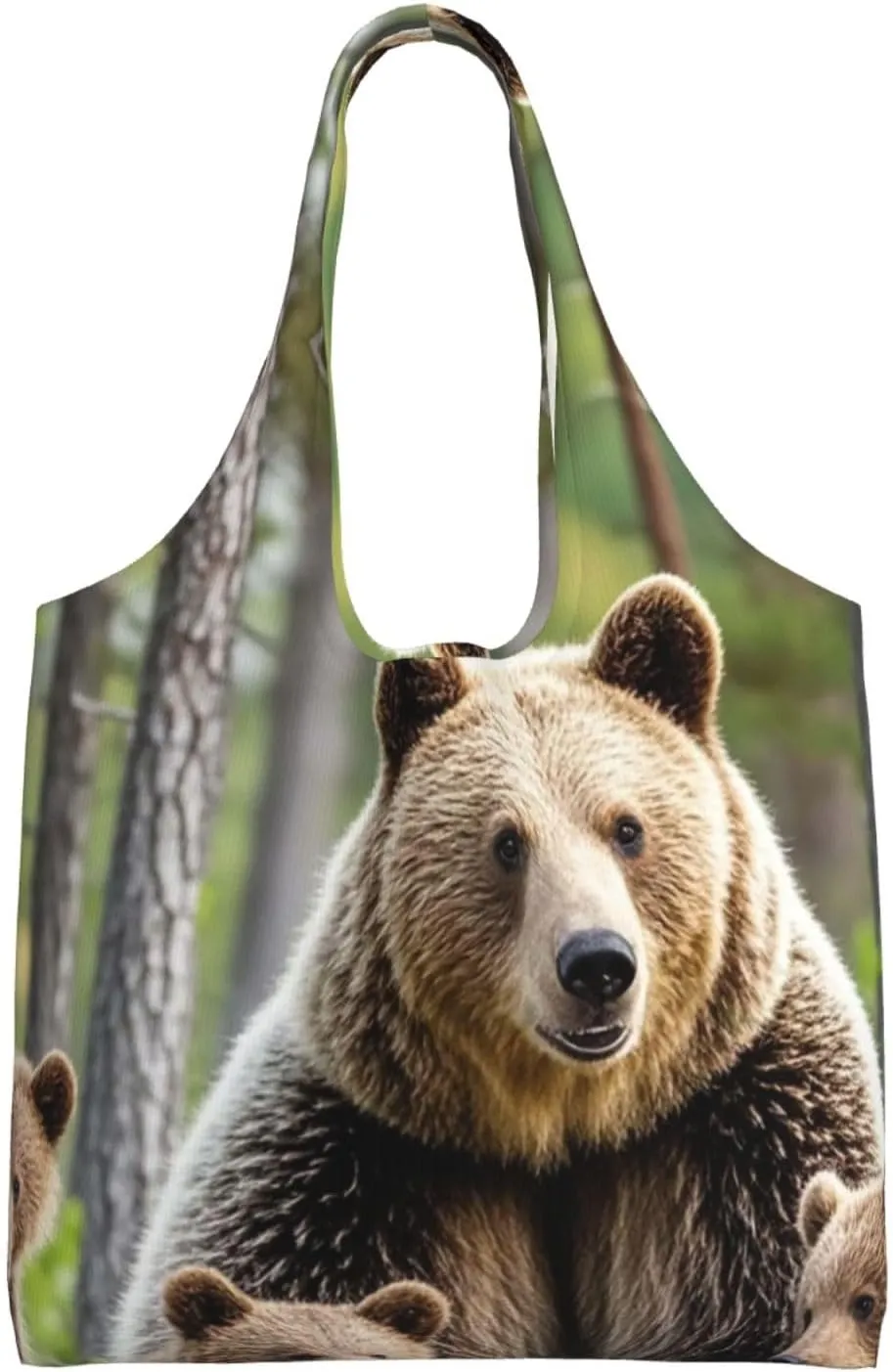 Canvas Tote Bag Lightweight Reusable Grocery Shopping Bag Ocean Sea Animal Shark Handbag for Women Men