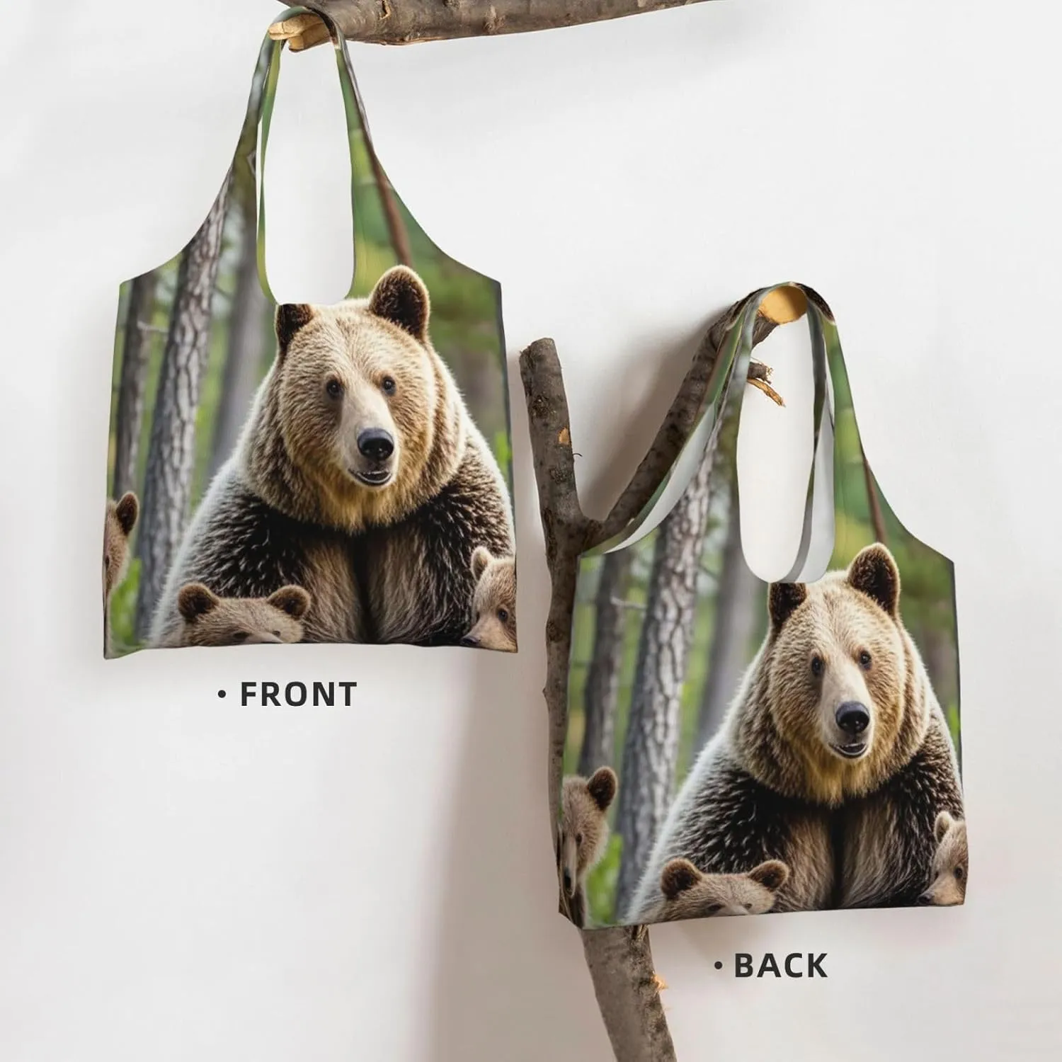 Canvas Tote Bag Lightweight Reusable Grocery Shopping Bag Ocean Sea Animal Shark Handbag for Women Men
