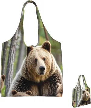 Canvas Tote Bag Lightweight Reusable Grocery Shopping Bag Ocean Sea Animal Shark Handbag for Women Men