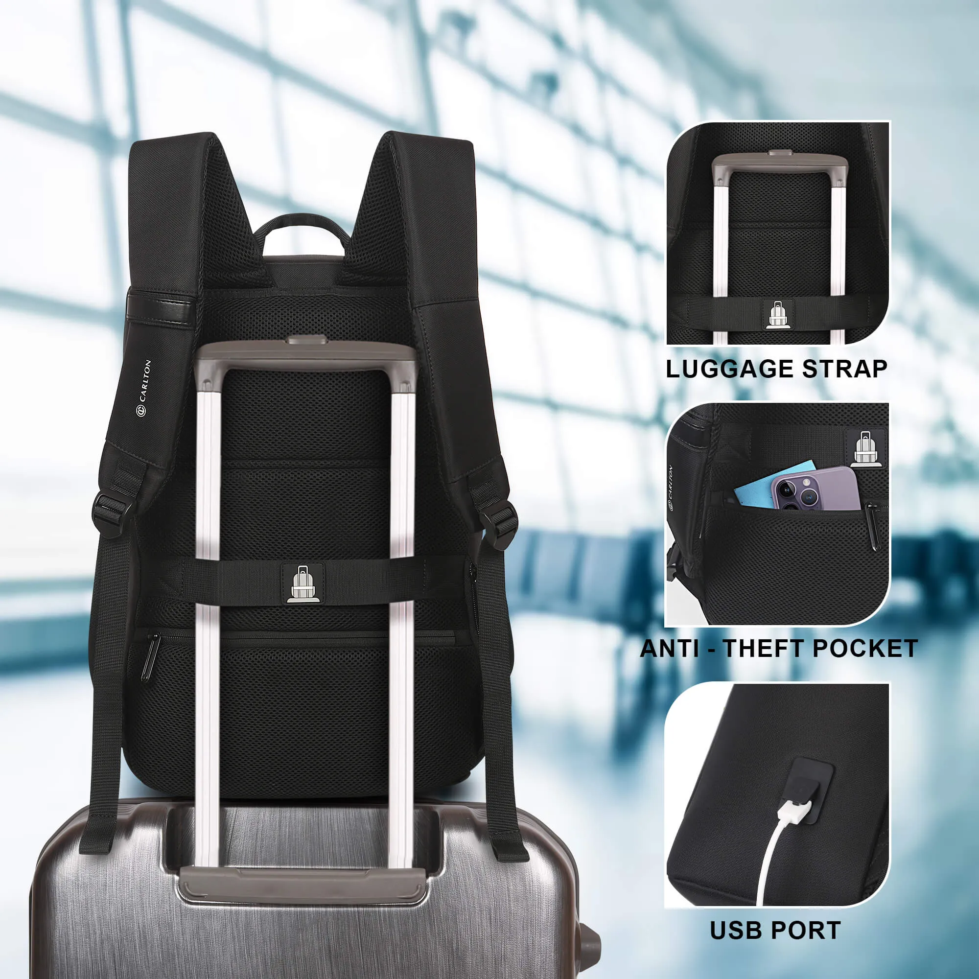 Carlton Bradford Laptop backpack