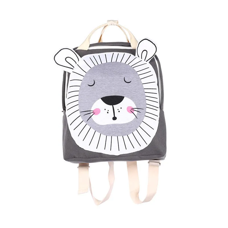Cartoon Three-dimensional Animal Backpack Baby Toy Storage Bag