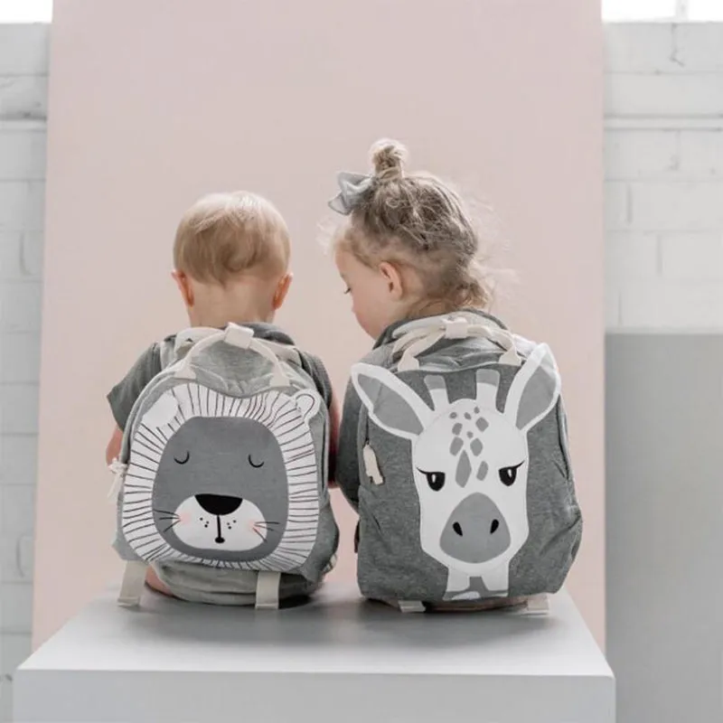 Cartoon Three-dimensional Animal Backpack Baby Toy Storage Bag
