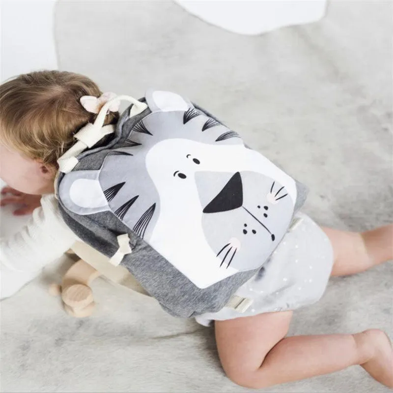 Cartoon Three-dimensional Animal Backpack Baby Toy Storage Bag