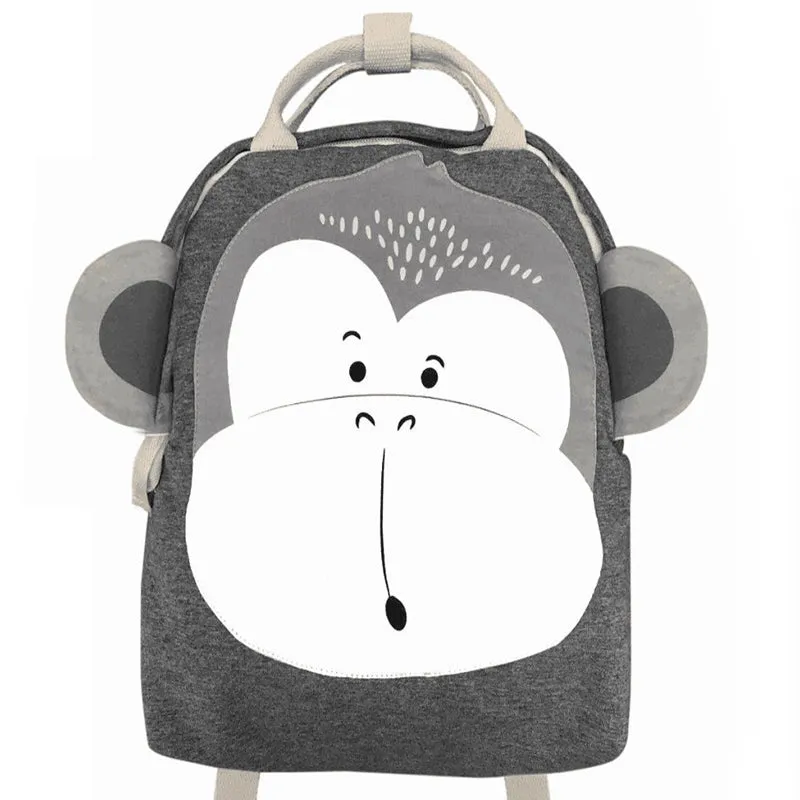 Cartoon Three-dimensional Animal Backpack Baby Toy Storage Bag