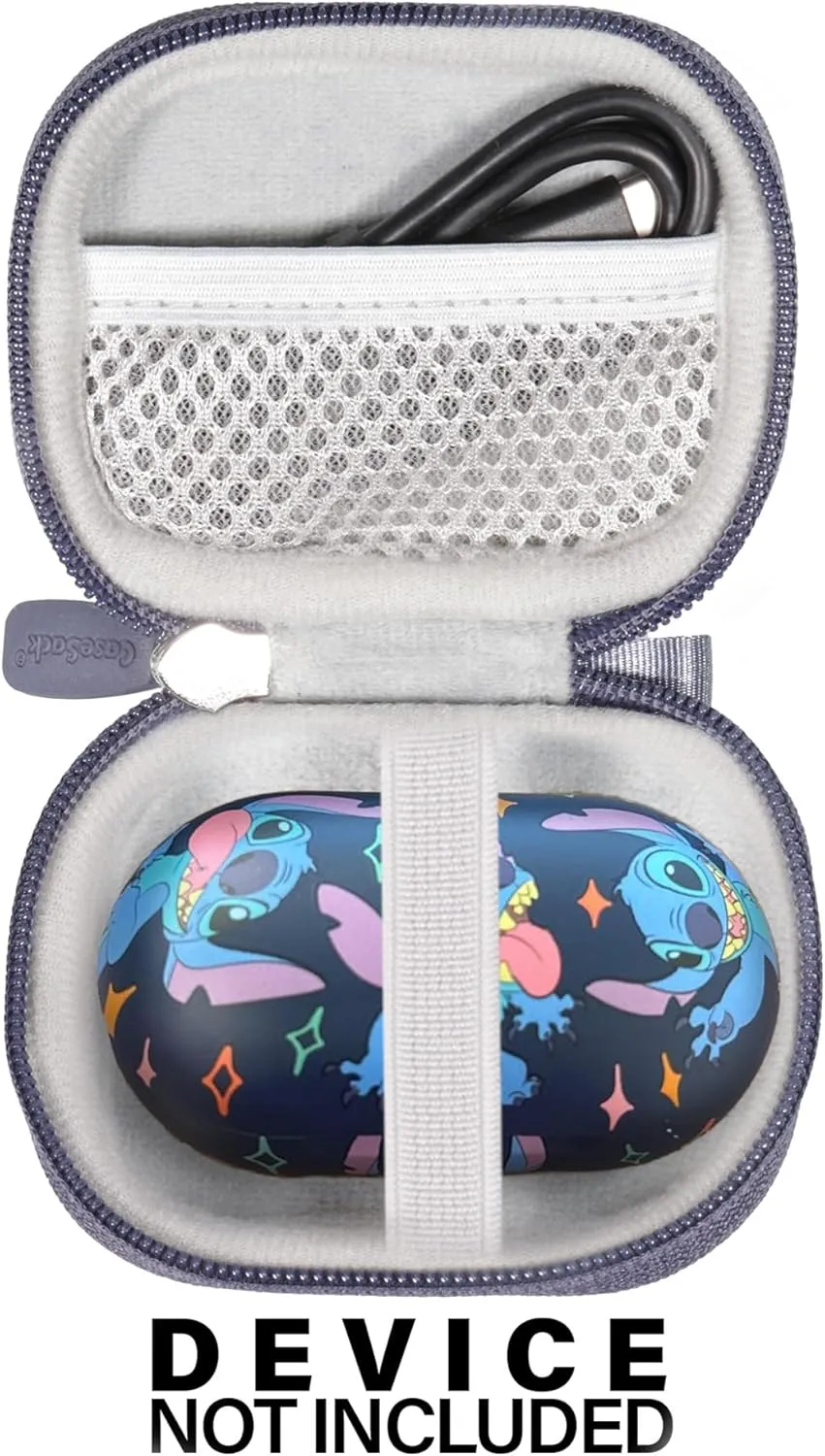 CaseSack Case for iJoy Disney Lilo and Stitch Bluetooth Earbuds (Midnight Blue)