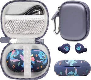 CaseSack Case for iJoy Disney Lilo and Stitch Bluetooth Earbuds (Midnight Blue)
