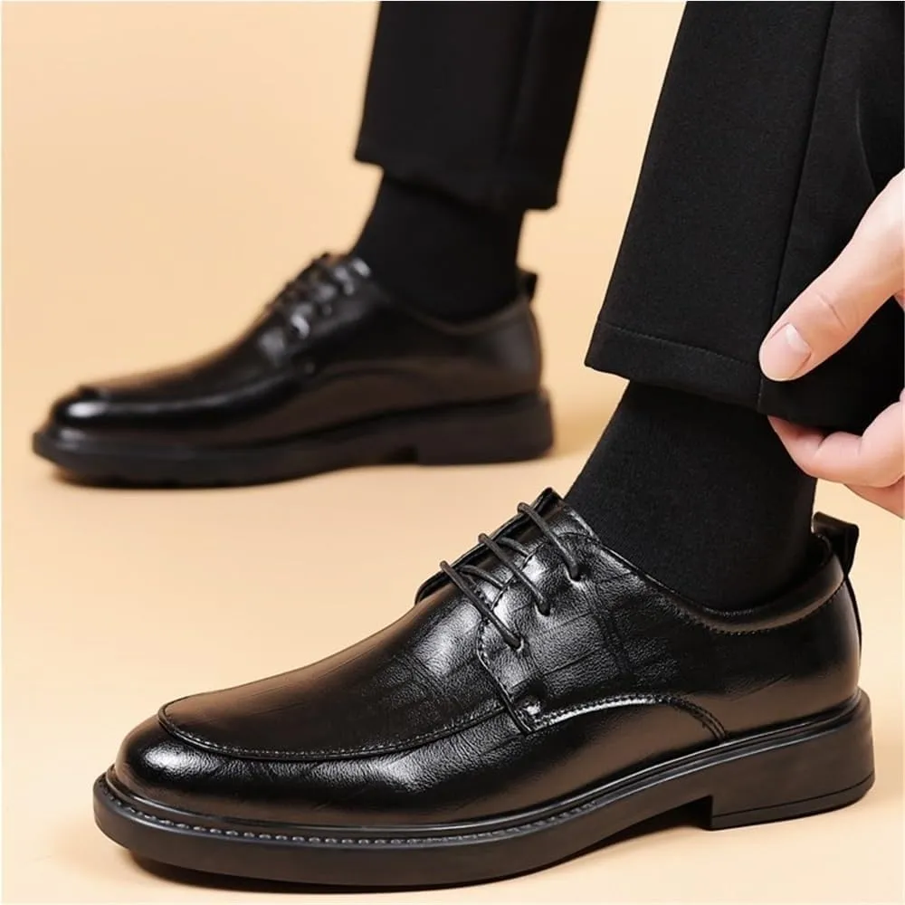 Casual Dress Shoes Business Work Soft Wedding Classic Oxfords Lace Up