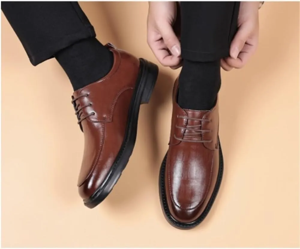 Casual Dress Shoes Business Work Soft Wedding Classic Oxfords Lace Up
