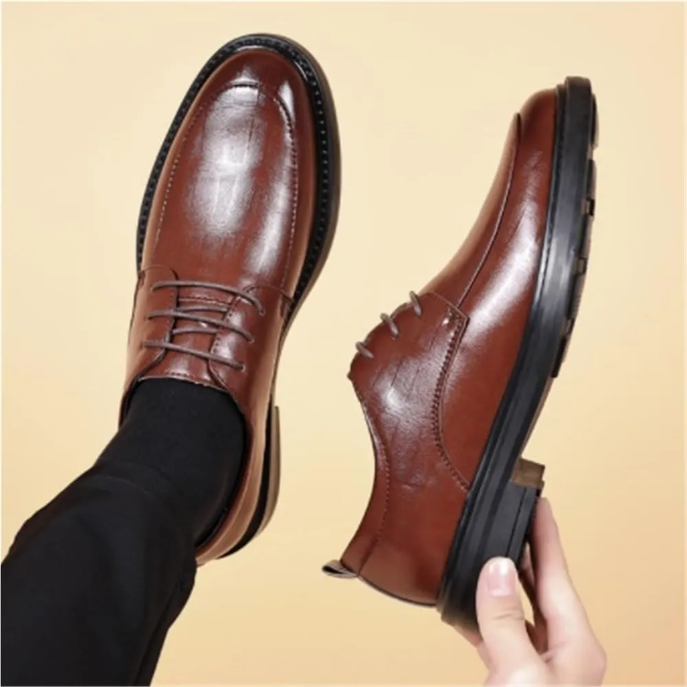 Casual Dress Shoes Business Work Soft Wedding Classic Oxfords Lace Up