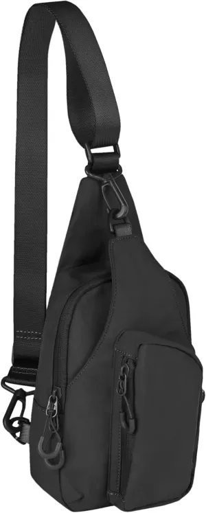 C.C Belt Bag for Women Sling Bag Crossbody Bags with Adjustable Strap for Women (Crossbody - Black)