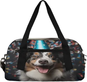Celebrate Dogs Kids Duffle Bag Boys Girls Small Sport Dance Gym Bag for Overnight Travel Weekender Carry On
