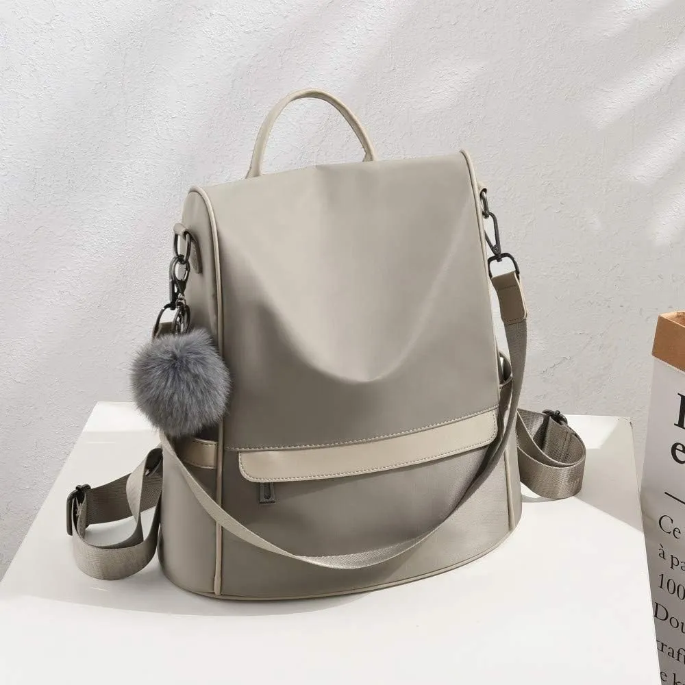 CHERUTY Women Backpack Purse Nylon Anti-theft Fashion Casual Lightweight Travel Shoulder Bag