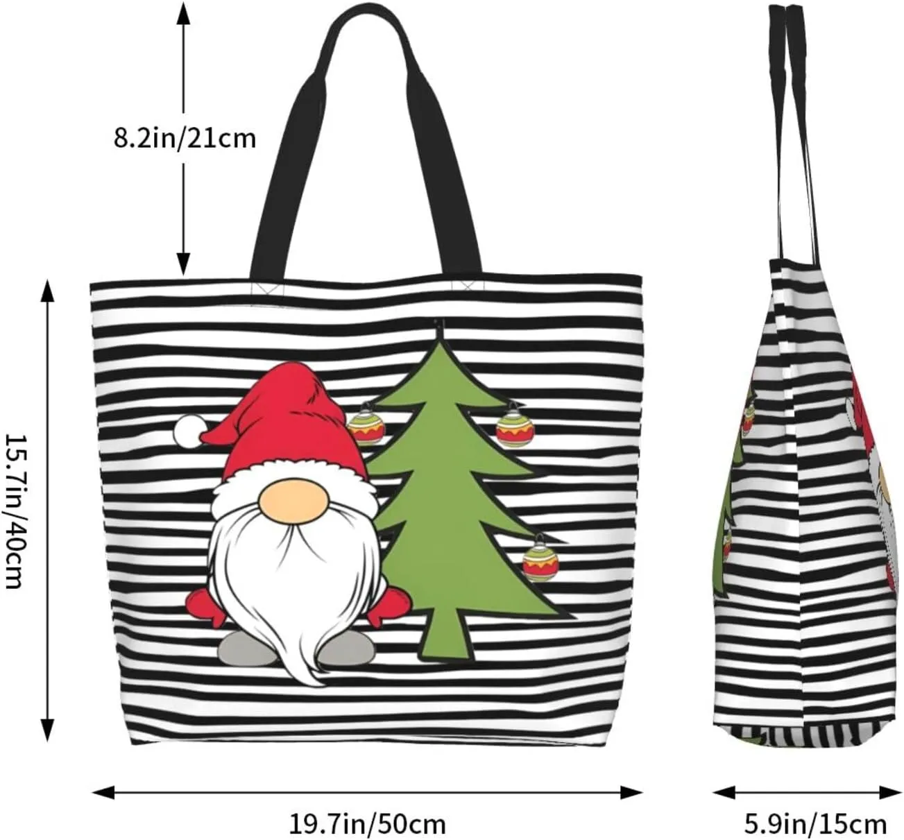 Christmas Tote Bags women Large shopping Bag Christmas Handbags Travel Bags