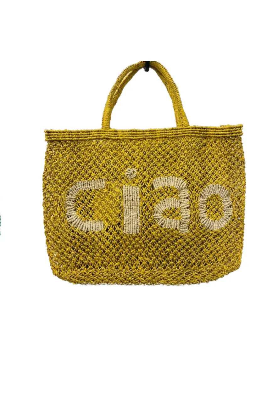 CIAO BAG SMALL - YELLOW / NATURAL - THE JACKSONS