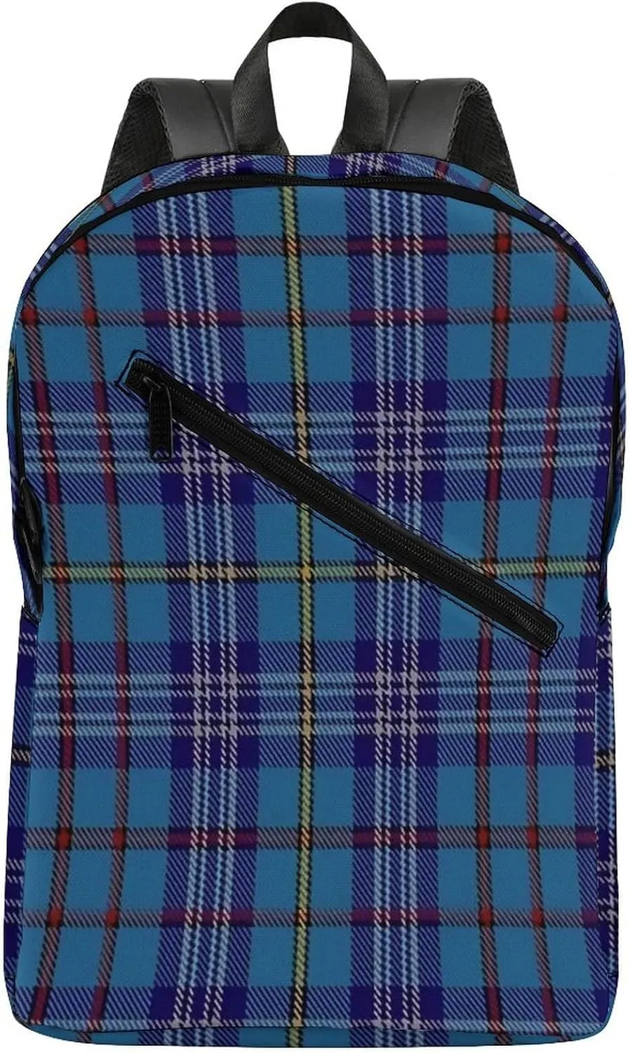 Citadel Military Academy Tartan Large Capacity High-end Fashionable Three-layer Half Full Print Backpack Unisex
